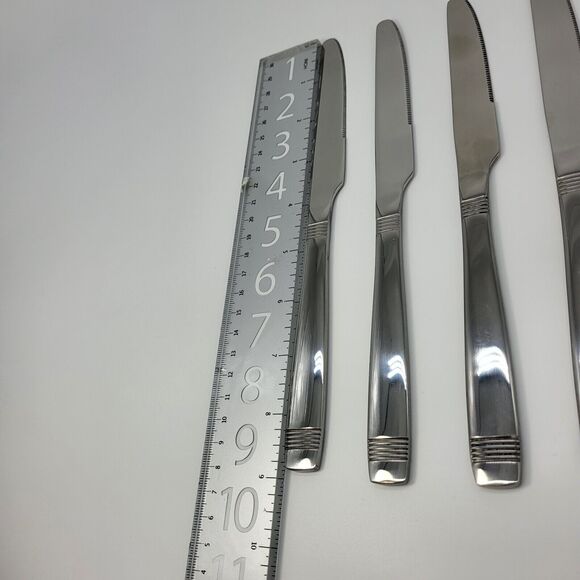 DOKAWORLD Silverware Stainless Steel Flatware Knife Cutlery Set of 4 Knives - Picture 12 of 12